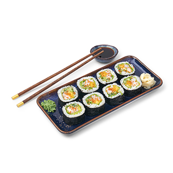 

Ролл Азбука Вкуса с креветкой, манго и авокадо 8 шт., 290 г