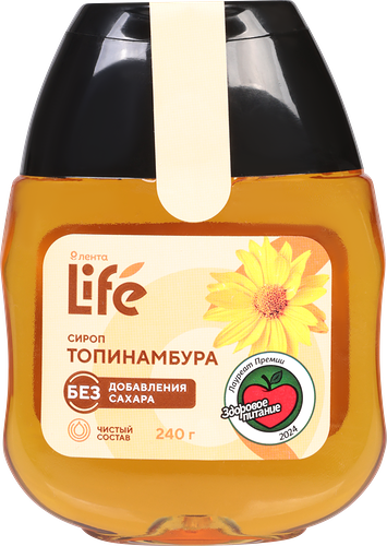 Сироп топинамбура Лента Life 240 г