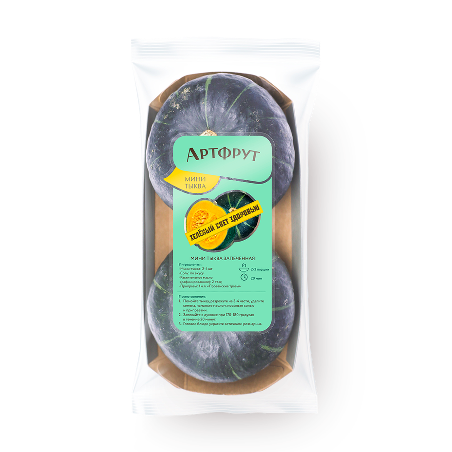 

Тыква-мини Artfruit свежая 700 г 2 шт.