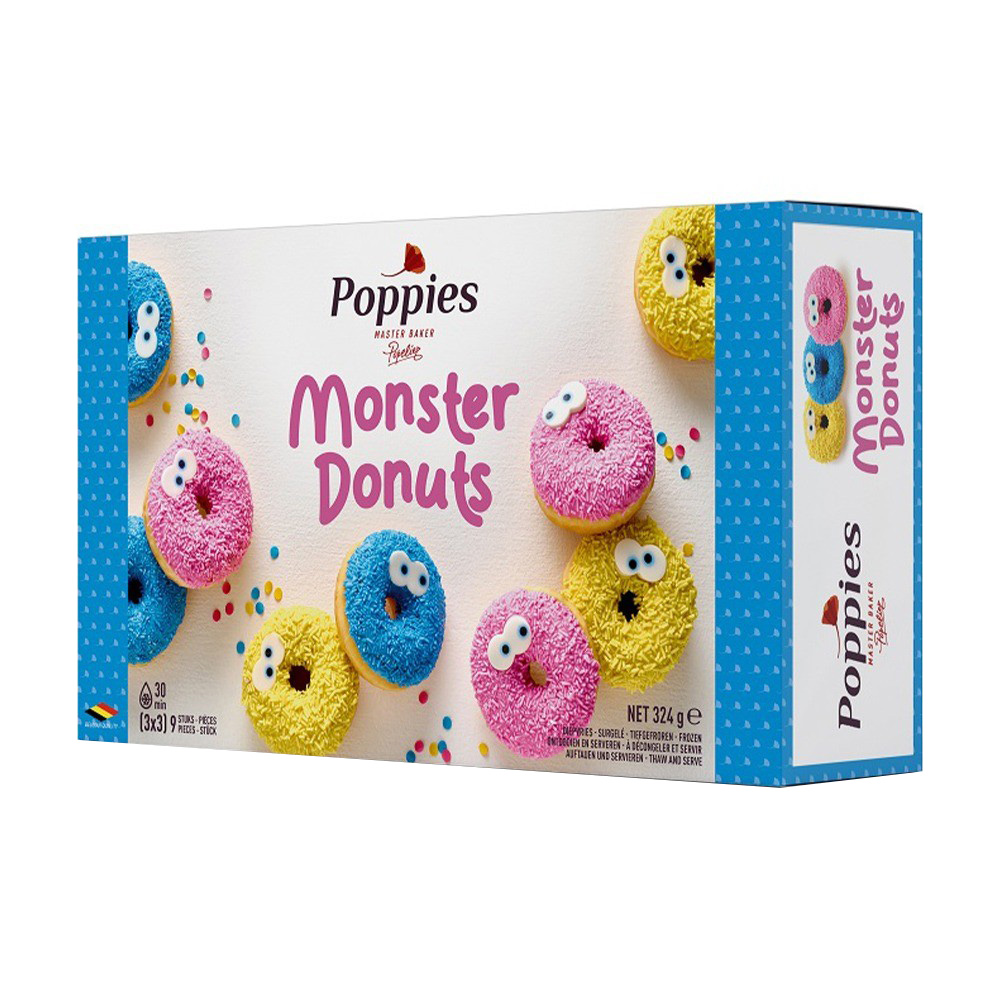 

Донатс Poppies Monster Ассорти 324 г