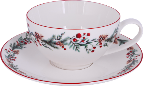 

Чайная пара Homeclub Chaplet керамика 420 мл