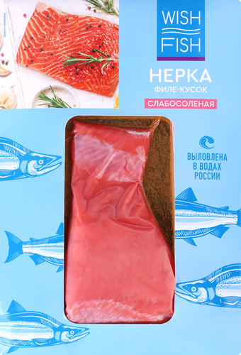 

Нерка слабосоленая Wish Fish филе-кусок 150 г