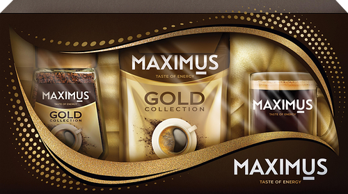 Набор кофейный Maximus Gold Кофе сублимированный с кружкой 135 г