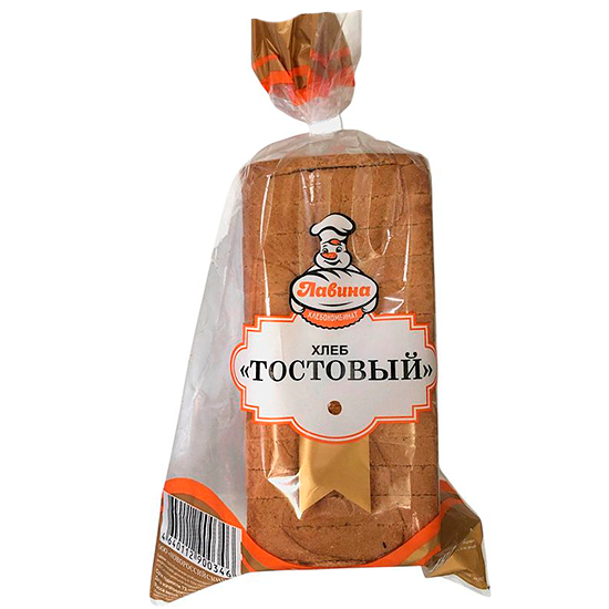 Хлеб тостовый Хлебокомбинат Лавина в нарезке 400 г