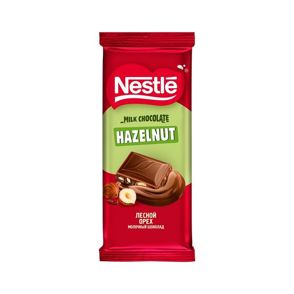 Шоколад молоч Nestle с лесным орехом 75г