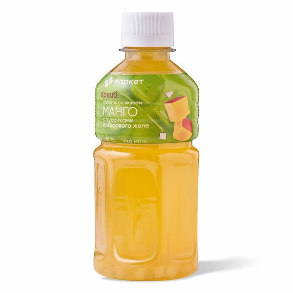 Напиток Маркет с кусочками кокосового желе со вкусом Манго 320 мл
