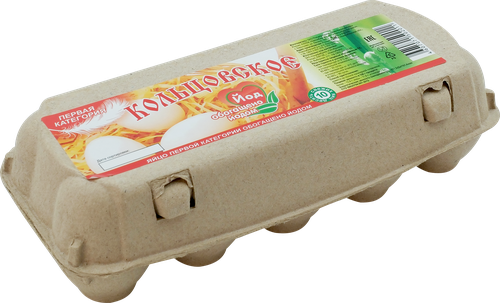 

Яйцо куриное Кольцовское Обогащенное йодом С1 10 шт., пластик