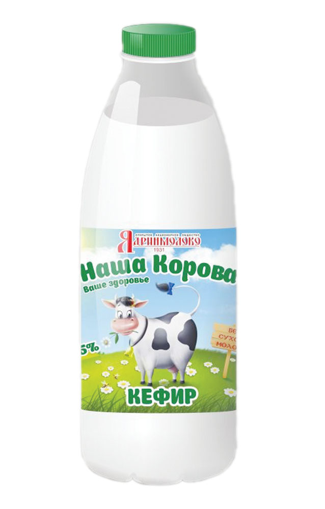 

Кефир Наша Корова 2.5% 900 мл