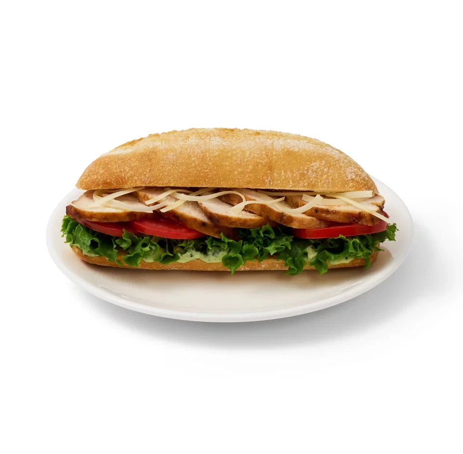 

Сэндвич Азбука Вкуса с куриным филе Барбекю и соусом Песто 200 г