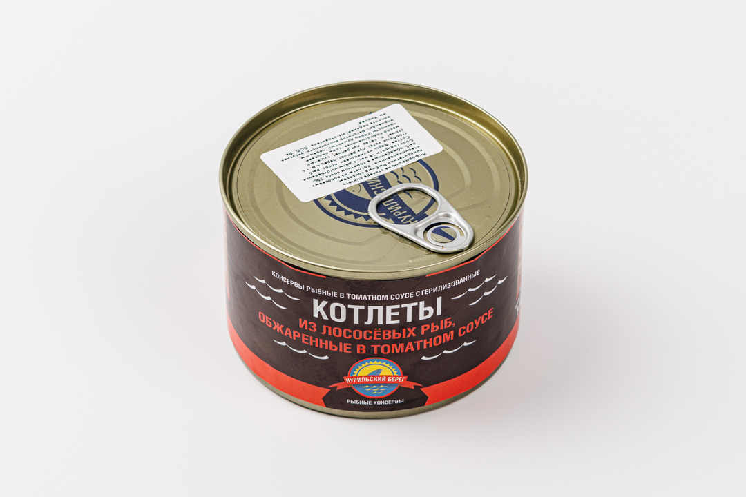 

Котлеты Курильский берег из лососевых рыб обжаренные в томатном соусе 250 г