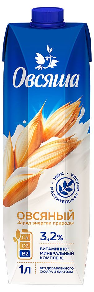 

Напиток Овсяша овсяный 3.2% 1 л