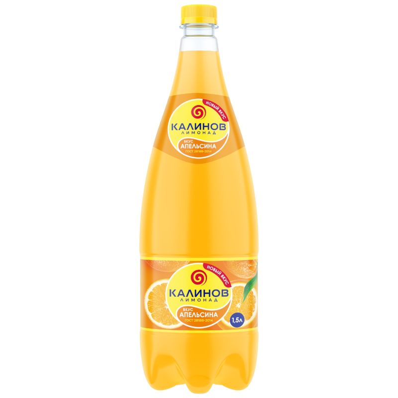 

Напиток Калинов Лимонад Апельсин 1.5 л
