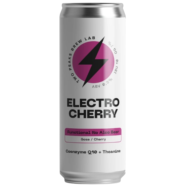 

Напиток пивной Two Peaks brew lab Two Peaks Electro Cherry безалкогольный 0.45 л