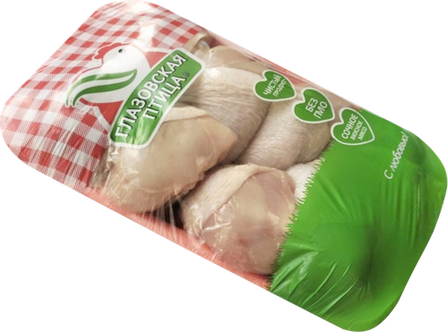 

Мясо цыпленка-бройлера Глазовская птица на косточке охлажденное, вес