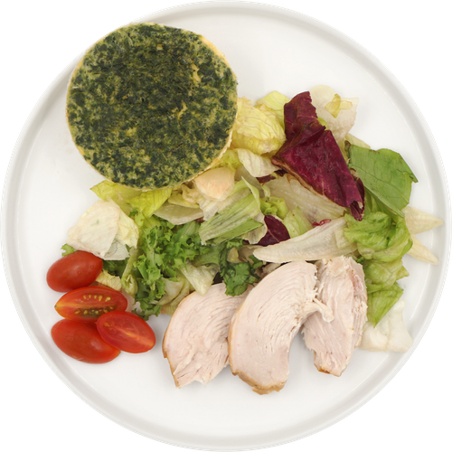 

Омлет с сыром и шпинатом 160 г