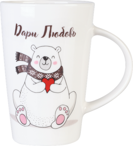 

Кружка Homeclub Лесные гости фарфор 420 мл дизайн в ассортименте