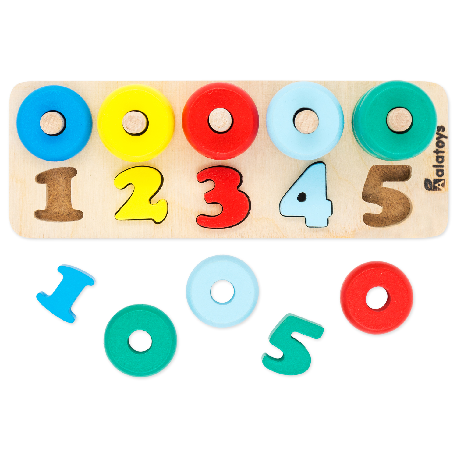 

Игрушка Alatoys пирамидка-сортер Счеты ПСЧ3009