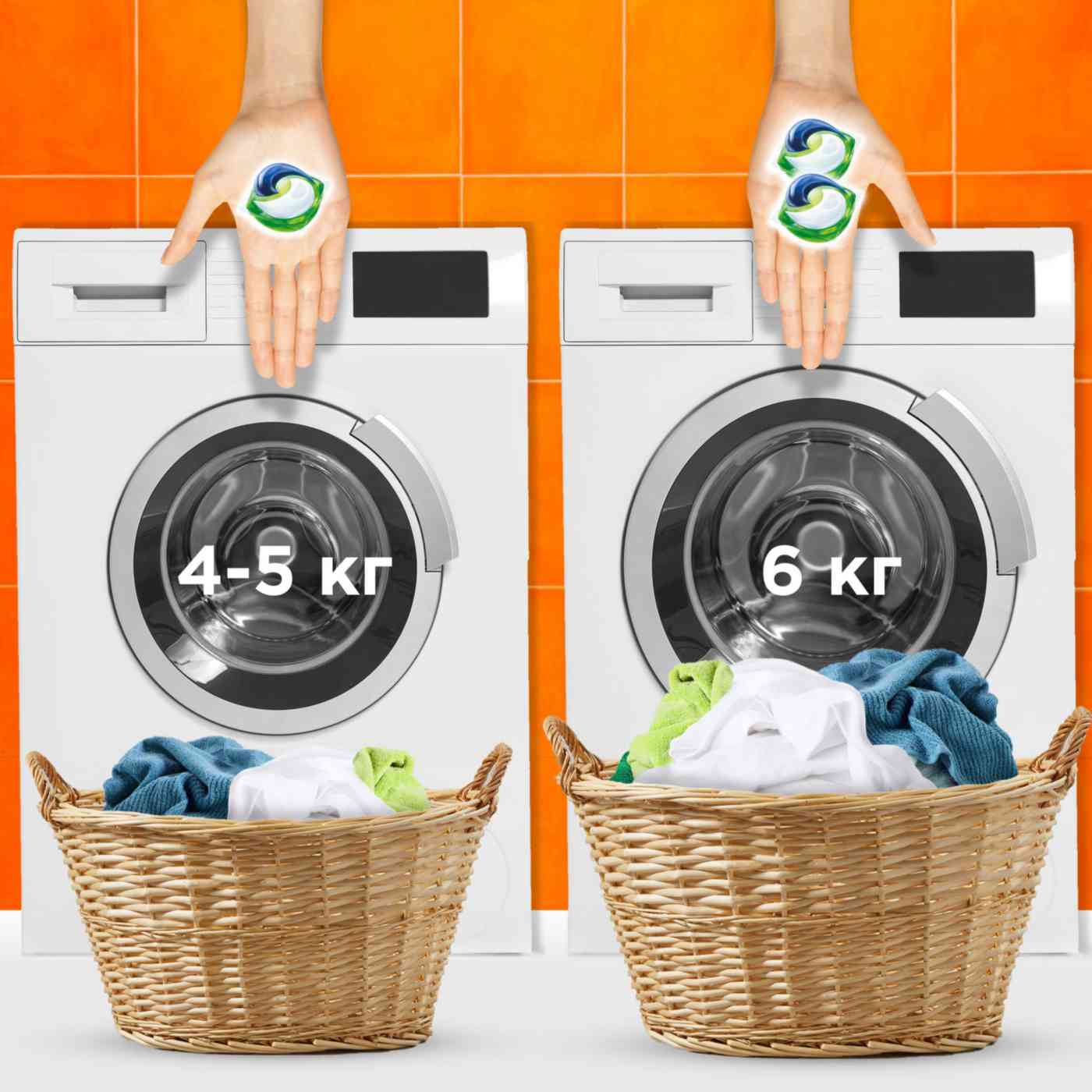 

Капсулы для стирки Tide Pods Всё в 1 Color для цветного белья 28 шт.