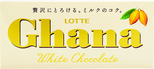 

Шоколад Lotte Ghana белый 45 г