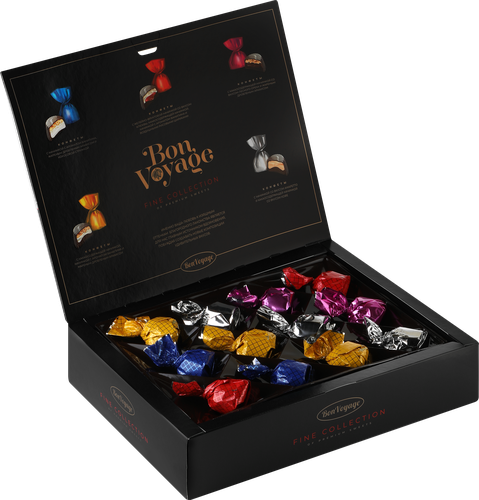 

Набор конфет Bon Voyage! premium Ассорти подарочный в сумочке 370 г