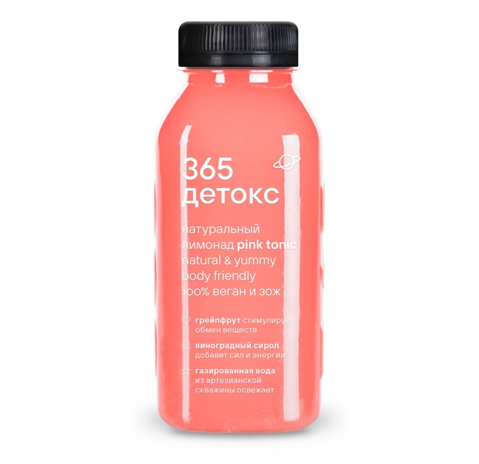 

Напиток безалкогольный 365 detox «Розовый лимонад. Pink Tonic», 300 мл