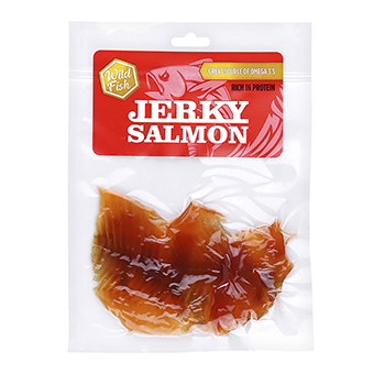 

Горбуша Jerky Salmon сушено-вяленые филе-ломтики 30 г