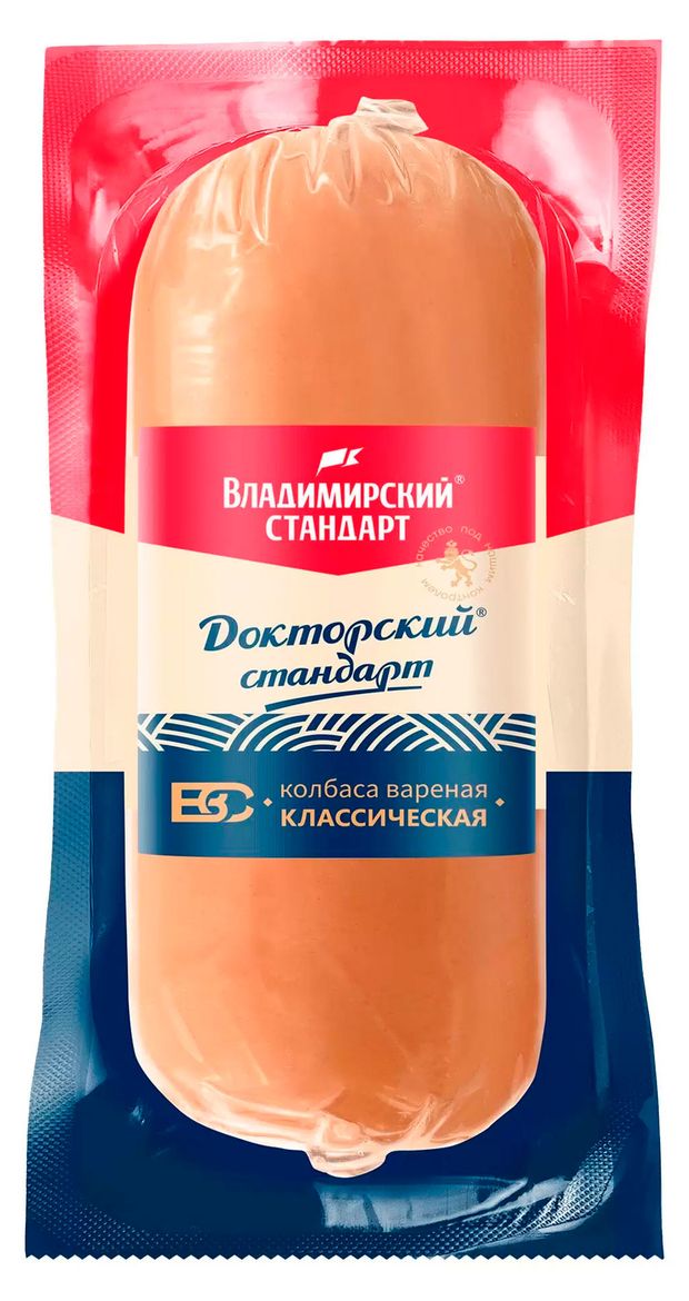 

Колбаса вареная Владимирский стандарт Докторская стандарт 500 г