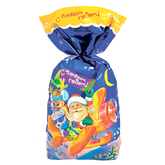 

Новогодний подарок Пензенская КФ N5 Металлизированный пакет 500 г