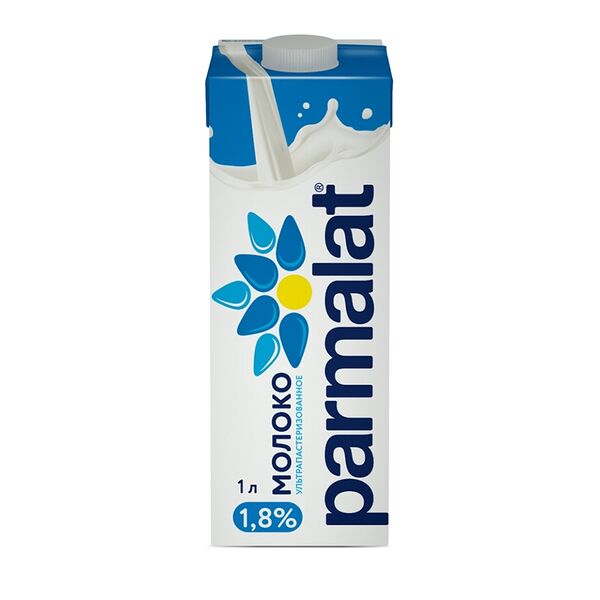 Молоко Parmalat ультрапастеризованное 1.8% 1 л