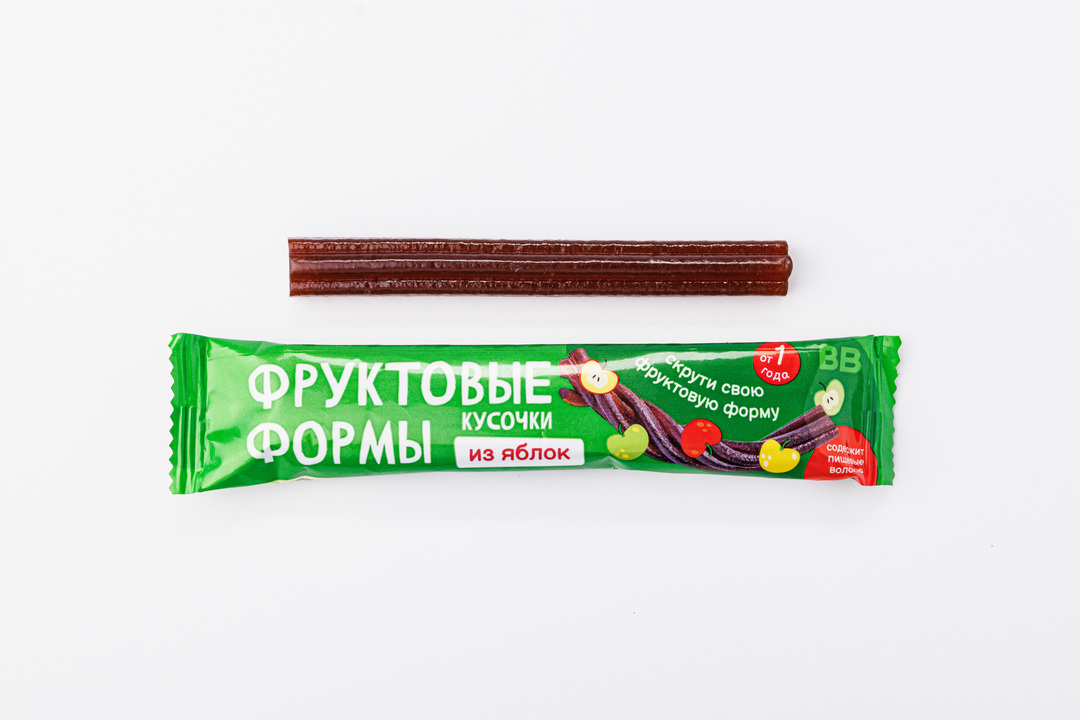 

Кусочки ВкусВилл Фруктовые формы из яблок 16 г