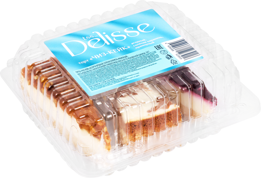

Торт Delisse Чиз-кейк ассорти 260 г