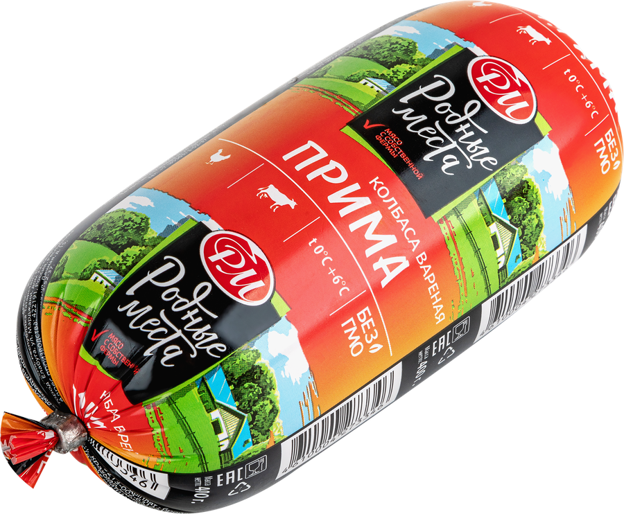 

Колбаса вареная Родные места Прима 400 г