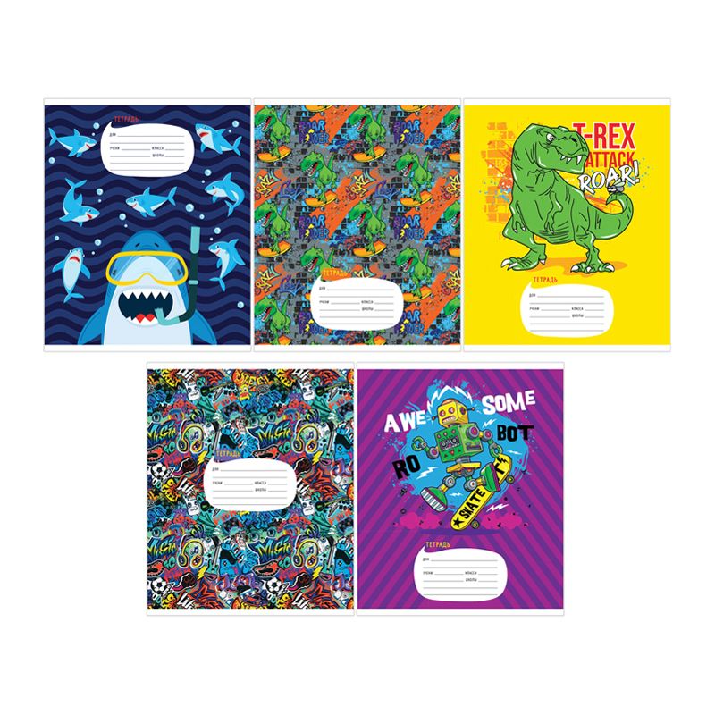 

Тетрадь ArtSpace Boys trend 12 листов, 1 шт., в ассортименте