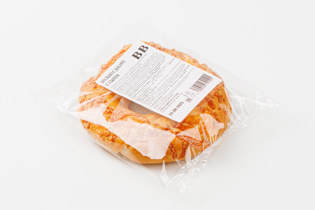 

Кольцо сдобное ВкусВилл с сыром 100 г