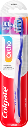 

Зубная щетка Colgate Ortho для брекетов мягкая 1 шт в ассортименте