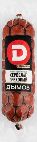 

Колбаса варено-копченая Дымов сервелат Ореховый 400 г