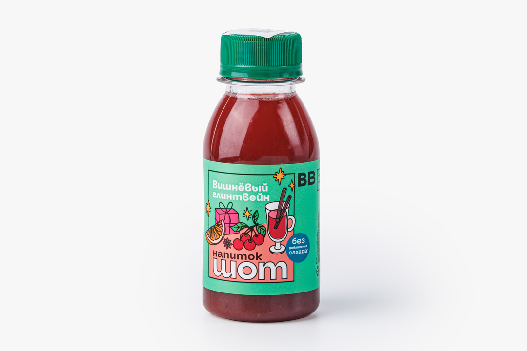 

Напиток-шот ВкусВилл Вишневый глинтвейн 100 мл