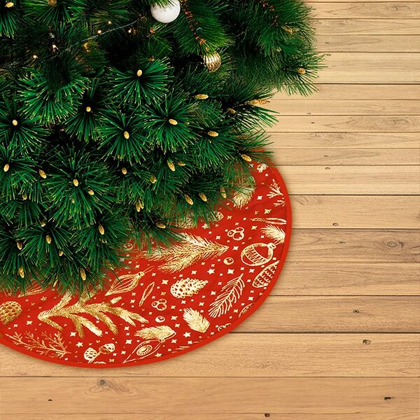 Юбка под ёлку, Снежное кружево, 60 см, в ассортименте