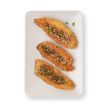 

Шницель из морского окуня Азбука Вкуса жареный во фритюре вес