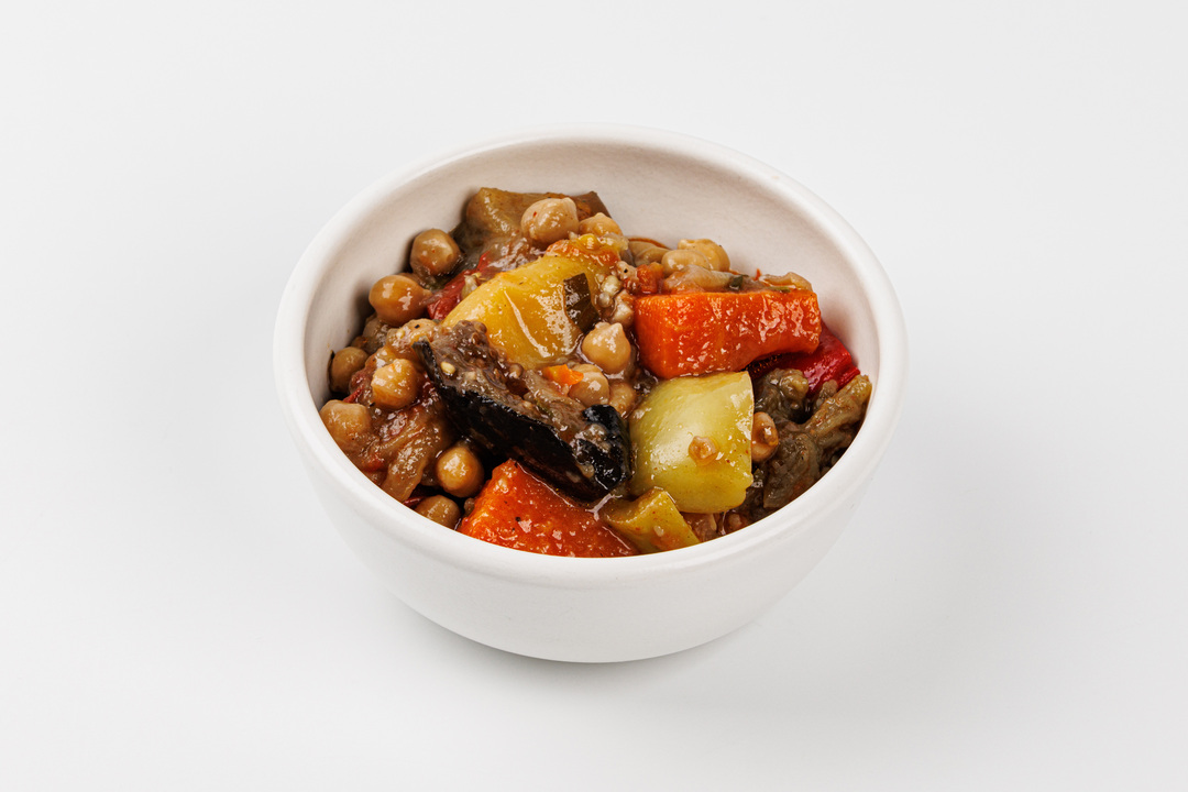 

Овощи тушеные Белоручка с нутом 200 г