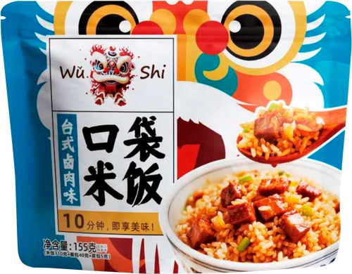 

Рис Wu Shi с тайваньской тушеной свининой 155 г