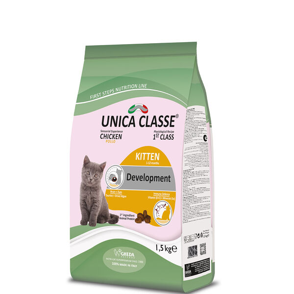 Корм UNICA сухой для котят с курицей 1.5кг