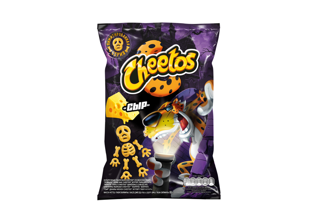 

Кукурузные снеки Cheetos Сыр 85 г дизайн упаковки в ассортименте