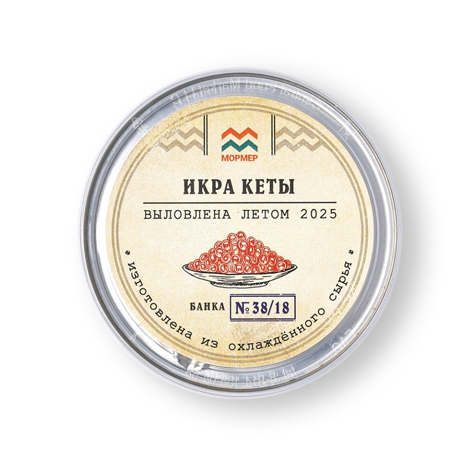 

Икра лососевая Мормер зернистая кеты новая путина 200 г