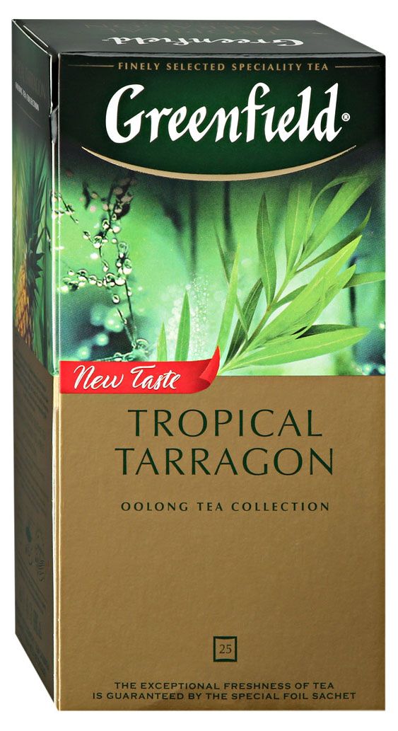 

Чай зеленый Greenfield Tropical Tarragon оолонг с ароматом тархуна 37.5 г