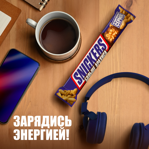 

Батончик шоколадный Snickers Больше арахиса 87 г