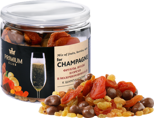 

Смесь фруктово-ореховая PREMIUM CLUB К шампанскому, 200г