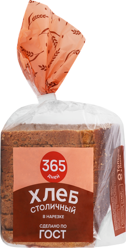 

Хлеб 365 ДНЕЙ Столичный, в нарезке