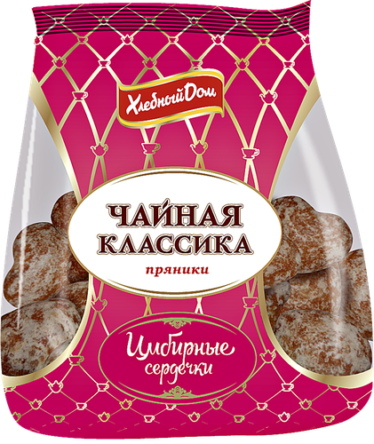 

Пряники "Имбирные сердечки" Хлебный Дом