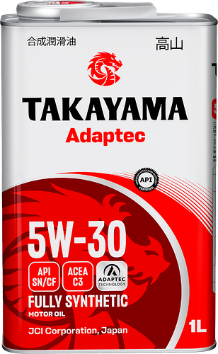 Масло моторное синтетическое Takayama API SN/CF C3 5W-30 1 л.